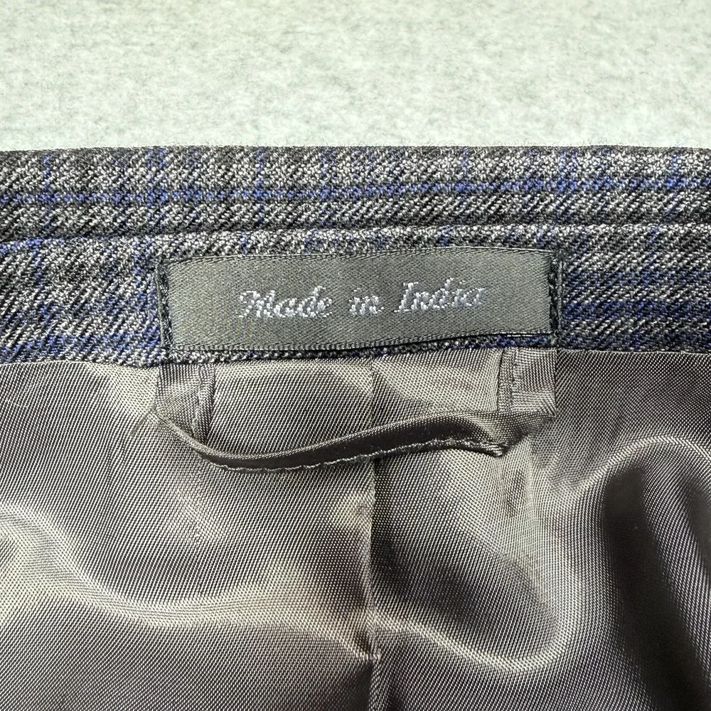 Lauren Ralph Lauren Black Label Men's 44 R Blazer Sport Coat Jacket Plaid Check